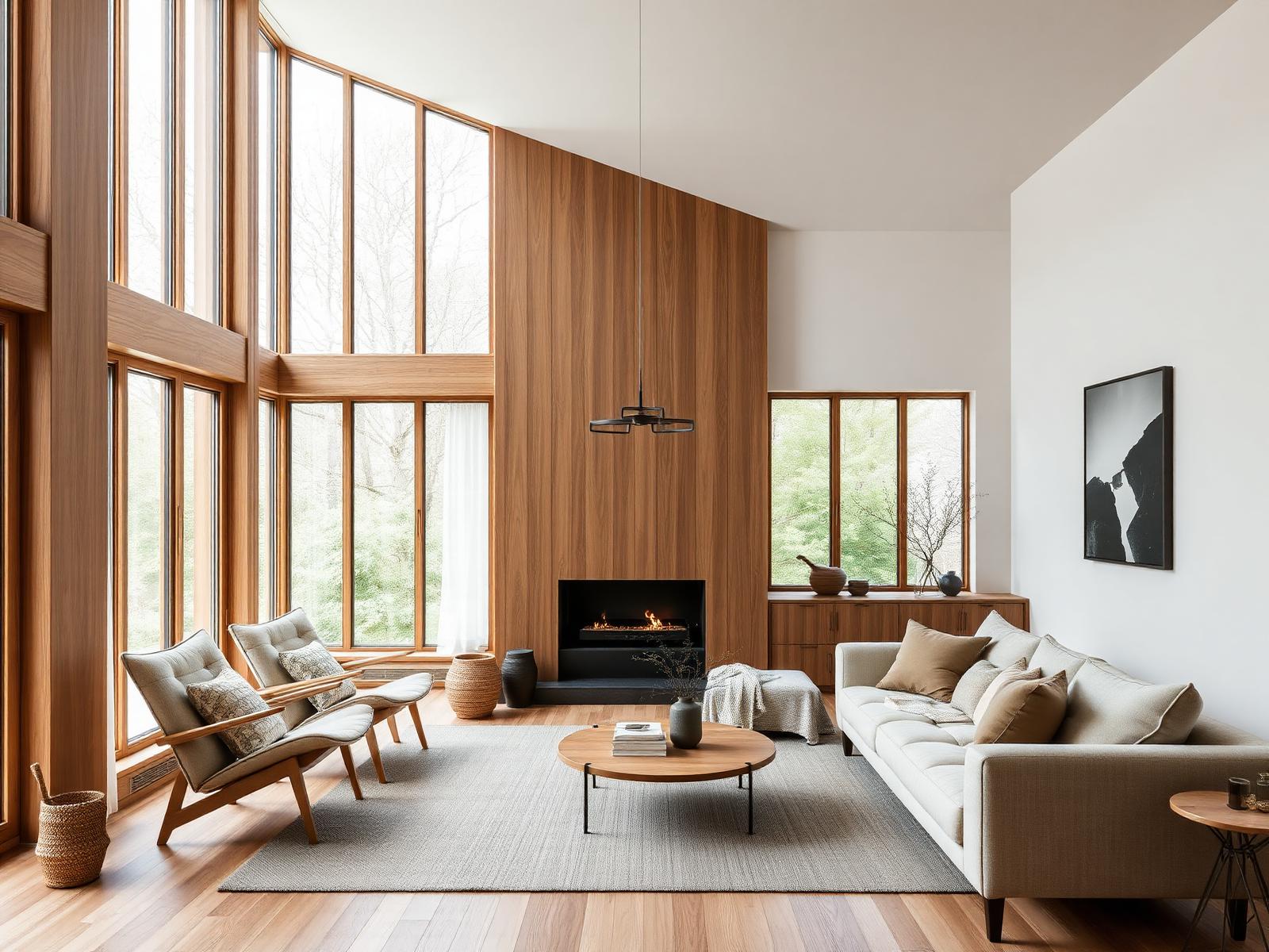 Scandinavian luxury interior